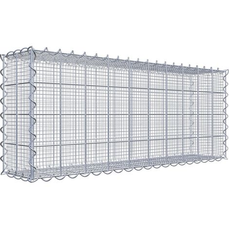 Gabiondeco - Gabion à mailles très fines pour gravillon 100 cm x 40 cm x 20 cm (L x H x P). maille 10 x 10 cm. spirale - Made in Germany (1/3)