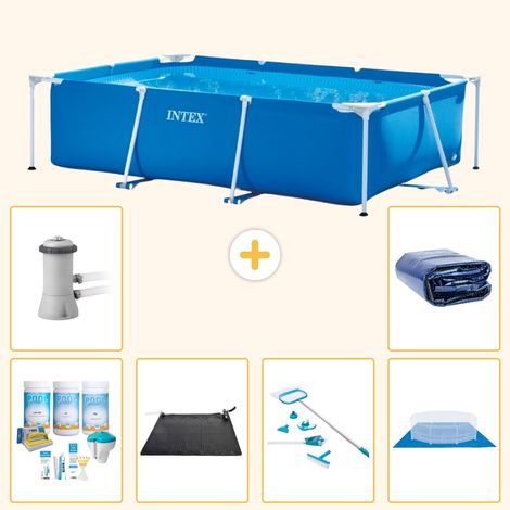 Intex Piscine Tubulaire Rectangulaire - 300x200x75 cm - 7-pièces  S20052 (1/5)