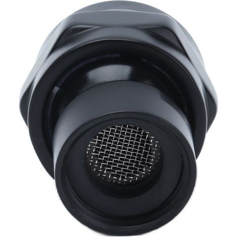 Drehbarer Duschkopf aus Messing, Deckenbrause, Badezimmeraccessoire, 1/2-Zoll-Anschluss, schwarz PSB101 (1/5)