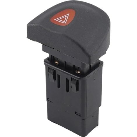 Interrupteur Feux de Détresse Renault Megane I MK1 Bouton Double Flash 8 Broches Avertissement Danger Réaction Urgence (1/4)