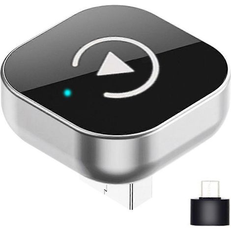 2-in-1 Wireless Mini CarPlay und Android Auto Adapter: 5 GHz Wi-Fi, Plug and Play Type-C/USB Smart Box für das Auto. (1/5)