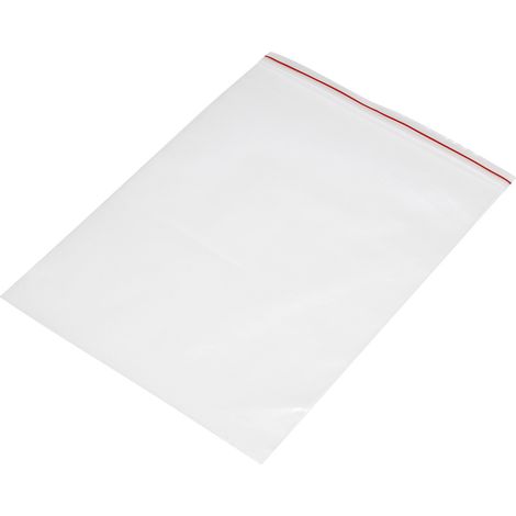 Sachet à fermeture pression sans bande d'inscription (l x H) 180 mm x 250 mm transparent Polyéthylèn