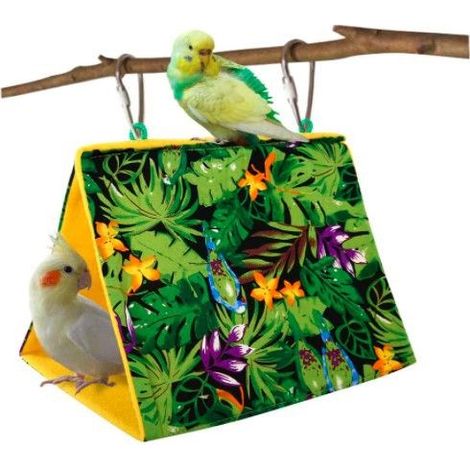 Hamac suspendu pour oiseaux, tente ou nid, jouet pour petits animaux de compagnie, hamac pour perroquet, perruche, pigeon, perchoir P-