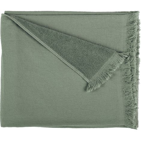VIVARAISE - Maxi drap de bain Luna Détox - Coton Bio 100% - 100 x 160 cm