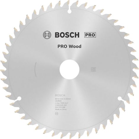 Hoja de sierra circular OP WO B 210x30-48 BOSCH 2608640430