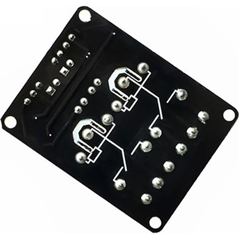 Module relais 2 canaux, 5V avec protection par optocoupleur, carte d'extension relais, accessoires pour carte de développement microcontrôleur, 12V. (1/5)
