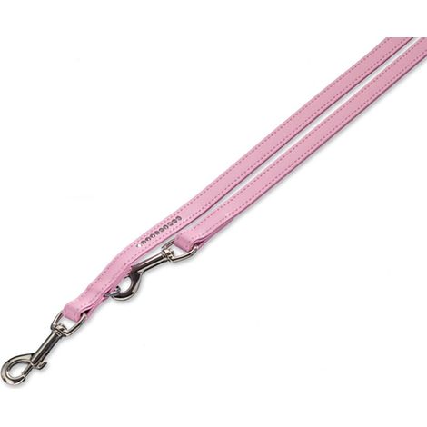 Laisse de Dressage pour Chien Rose/Blanc 200 cm/16 mm