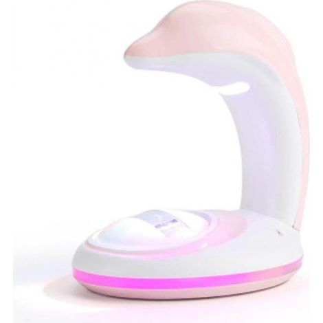 Projecteur dauphin lumière arc-en-ciel, chargement par prise USB (rose) (1/2)