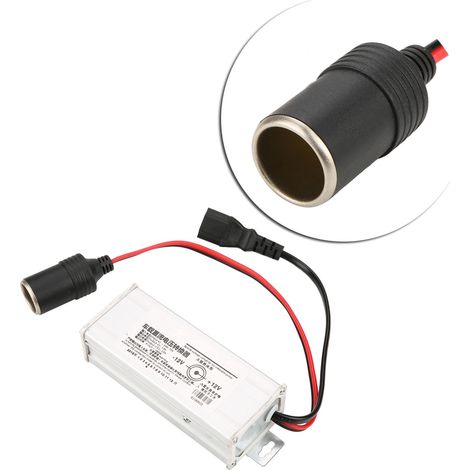 DC/DC-Wandler mit Zigarettenanzünderadapter, 24–72 V auf 12 V, 15 A, 180 W (1/5)