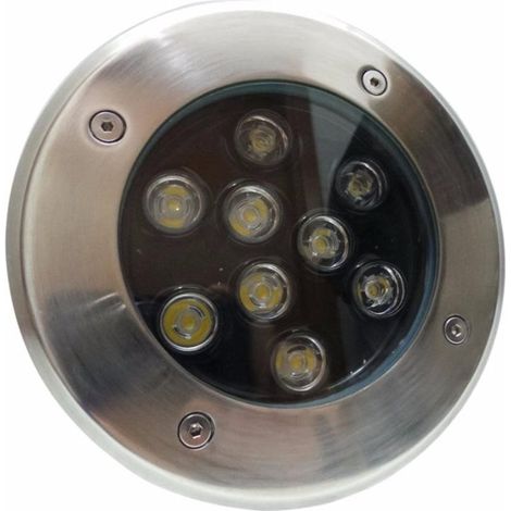 Spot Extérieur Encastrable LED Sol 9W IP65 60° - Blanc Neutre - SILUMEN