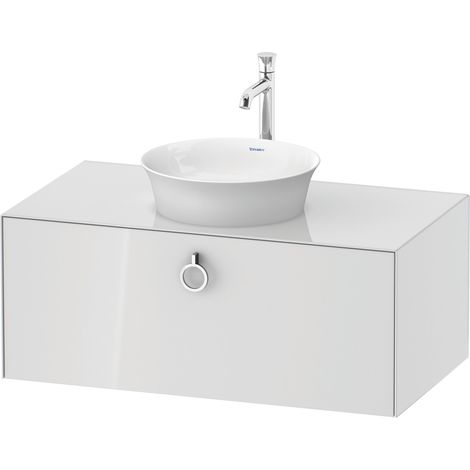 Duravit Tulip blanco, mueble de baño colgado en la pared, ancho