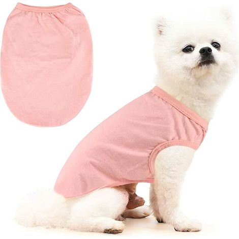 Gilet T-shirt capuche pour chiot et chat, débardeur, rose gris, tailles petites et moyennes – DELKEVIC
