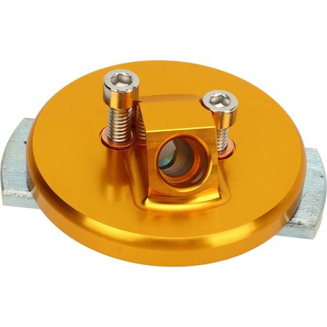 Kit de réparation d'adaptateur de jauge d'huile 7.3 SDDIPSTICK Joint torique en acier inoxydable de remplacement pour Ford F‑450 F‑550 Or (1/5)