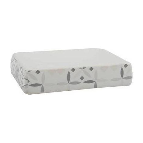 PORTE-SAVON EN CÉRAMIQUE EVORA Dimensions : Blanc - Gris