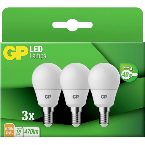 GP Batteries 740GPMGL087854B3 LED Warmweiß E14 (1/2)