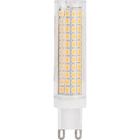 Ampoule LED G9 136 LED 15 W 1200 lm à intensité variable, culot bipolaire, pour éclairage intérieur (110 V, blanc chaud) (1/5)