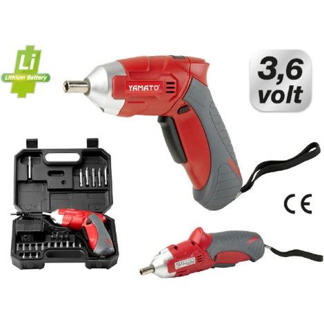 AVVITATORE YAMATO REVERSIBILE AVVITA SVITA CS 36NK 3,6V CON BATTERIA LITIO 26212 (1/3)