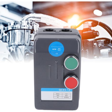QCX5-12 Drehstrom-Magnetstartersteuerung 380-V-Drehstrom-Magnetstarter 4-kW-6,8–11-A-Luftkompressormotor-Startschalter (1/5)