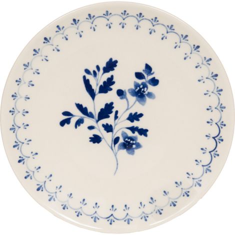Table Passion - Assiette à dessert Appoline bleue 21 cm (lot de 6) (1/4)