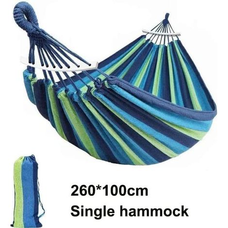 Filiyano-Hamac à barres, charge statique maximale 200 kg, couleurs arc-en-ciel, idéal pour une utilisation intérieure, balcon, extérieure, voyage (1/5)