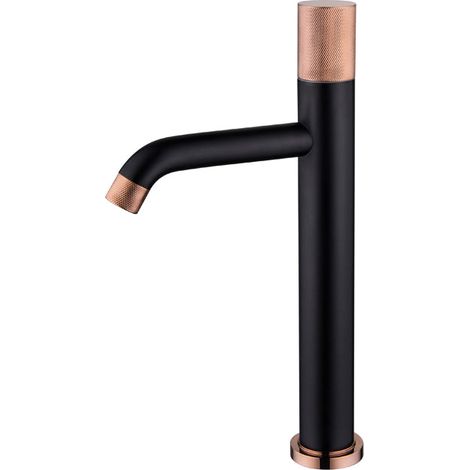 ROBINET DE LAVABO SURÉLEVÉ 80307BRG EN LAITON NOIR COLLECTION PÉNÉE