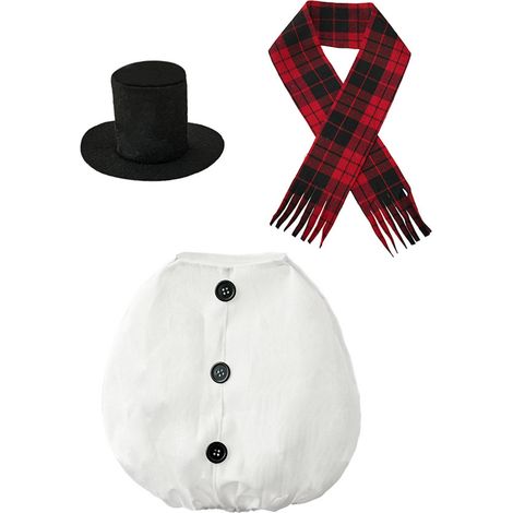 Costume Oie - Pour Statue Extérieure de 23 Pouces - Tissu Polyester Résistant aux Intempéries - Décoration Festive Noël Jardin Terrasse (1/5)