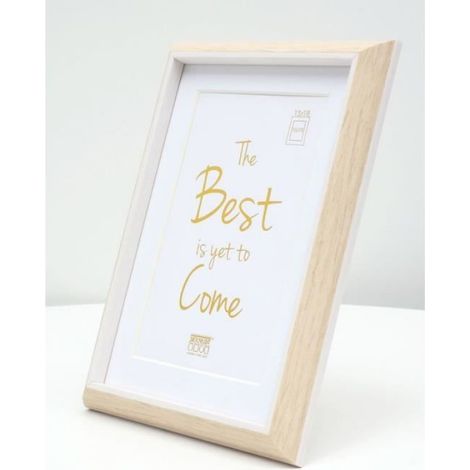 Cadre Photo - Bois Clair - 20x30 cm - Passe-Partout 15x20 cm - 1 Pièce (1/4)
