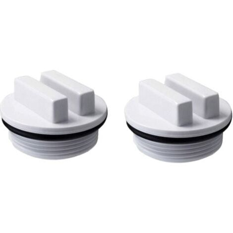 Lot de 2 Bouchon d'hivernage et filtre de piscine SP1022C avec joint torique pour l'hivernage des piscines pendant la saison hivernale et pour la plupart des filtres de piscine Hayward Pentair (1/5)