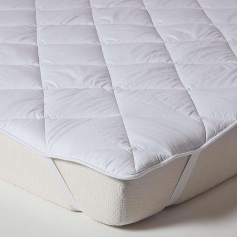 HOMESCAPES Luxury Extra Thick 500 GSM Cotton Mattress Topper, King Size