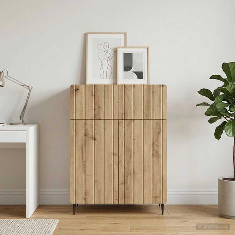Aparador Roble artisan 66 x 34,5 x 92 cm Madera de Ingeniería (1/4)