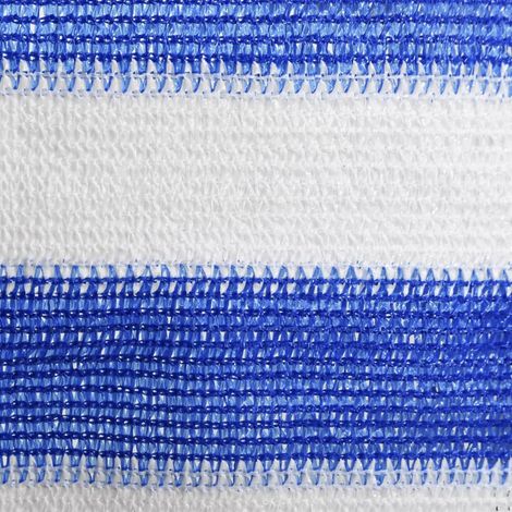 Maison Exclusive - Balkon-Sichtschutz Blau und Weiß 120x500 cm HD