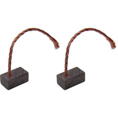 2x Trade-Shop Motorkohlen / Kohlebürsten 5x6,3x10mm für viele KFZ PKW LKW Motoren Klimaanlage Gebläse Lüfter Scheibenwischer Fensterheber Wasserpumpe (1/2)