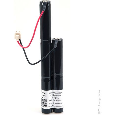 NX - Batterie NiCd 5x AA 5S1P ST5 6V 800mAh Molex (1/2)