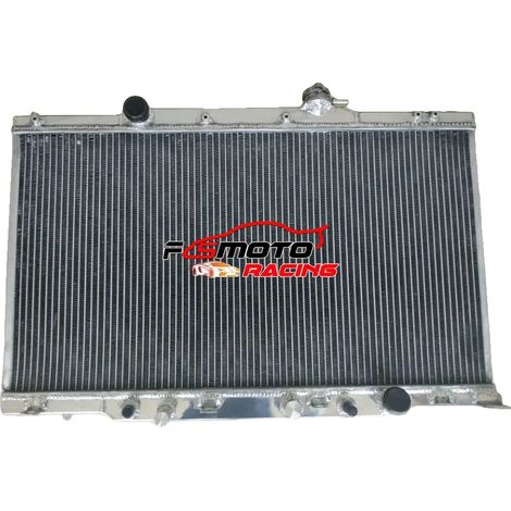 Radiador, totalmente de aluminio, 15,67" x 28,67" x 1,6", compatible con SUV CRV 2.4L/L4, 30% más de capacidad de refrigeración, 100% soldado con TIG. (1/2)