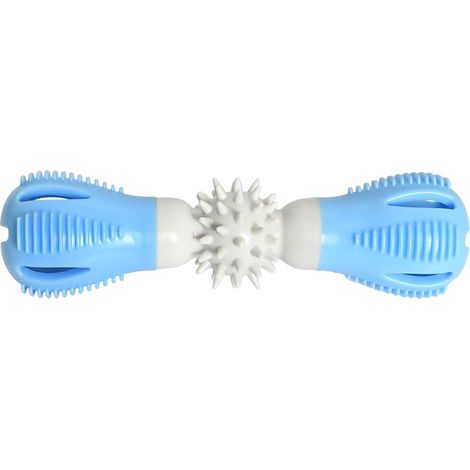Jouet Interactif Jouet Distributeur Croquettes Chien Jeux de Nettoyage Dentaire Jeu D'Intelligence Jouet pour Animaux de Compagnie Stimulation Mentale et Anti-Ennui Bleu (1/5)