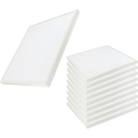 Panneau LED 34W 60x60cm en Saillie 120lm/W IP40 (Pack de 10) - Blanc Neutre - SILUMEN (1/5)