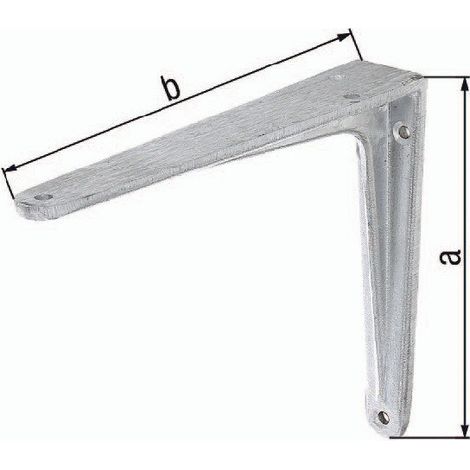 Consolle L.175mm H.150mm fusione di alluminio Trgf.70kg GAH (Per 10)