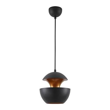 Lampada da Soffitto Sospesa Design Moderno Grigio-Dorato (1/3)