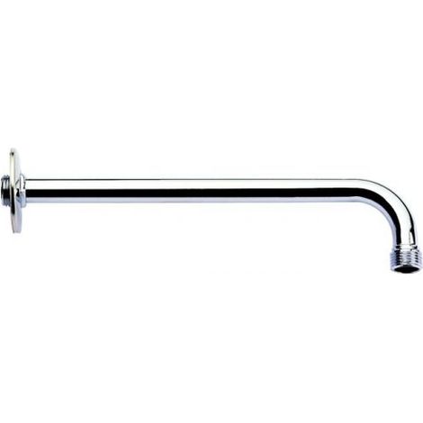 BRACCIO DOCCIA TONDO 1/2 CM 30 OTTONE CROMATO STAFFA SUPPORTO PER SOFFIONE 29040