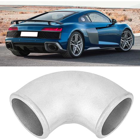 Coude 90° 63mm en aluminium moulé pour intercooler turbo, tuyau coudé renforcé, raccord 2,5 pouces, angle serré (1/5)