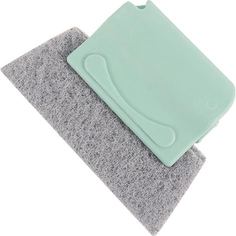 Brosse de nettoyage pour rainures fenêtres, design fin, en plastique (1/5)