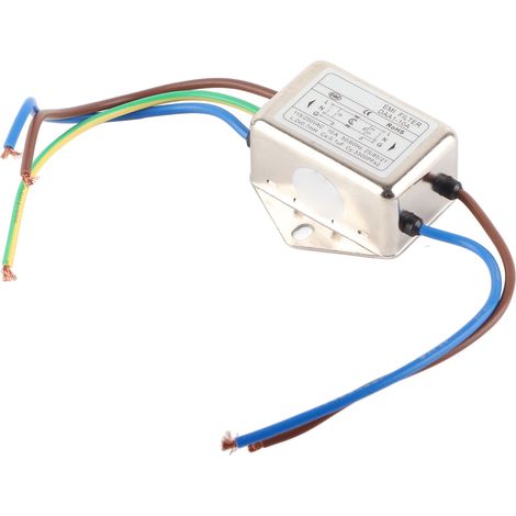 Filtre EMI universel pour ligne électrique monophasée, suppresseur de bruit pour l'automatisation industrielle AC115-250V (1/5)