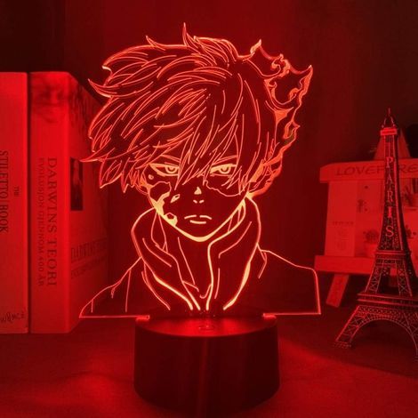 My Hero Academia 3D LED night light - ideal for decorating a room or as a birthday gift. (1/5)