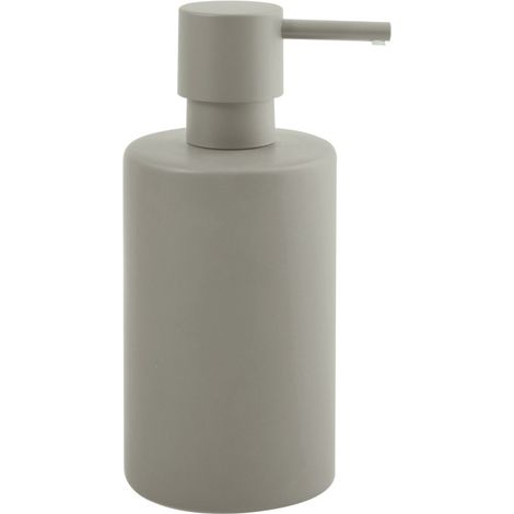 Spirella Distributeur de savon Céramique TUBE MATT Taupe Mat