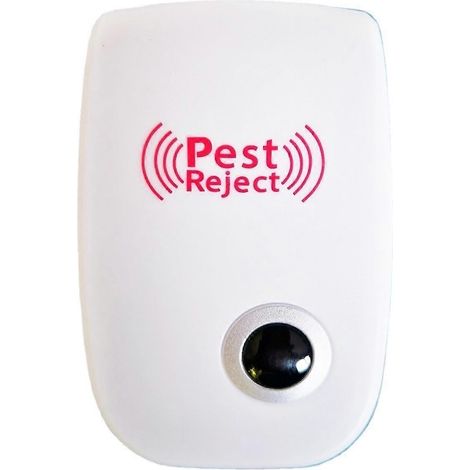 Lot de 2 répulsifs ultrasoniques à lumière bleue pour souris et rats - Répulsif anti-moustiques ultrasonique - Répulsif ultrasonique (1/5)