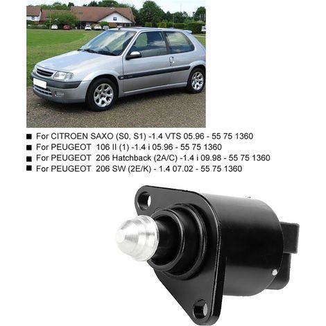 Leerlaufregelventil für Citroën Saxo und Peugeot 206 SW, Teilenummer 19205F