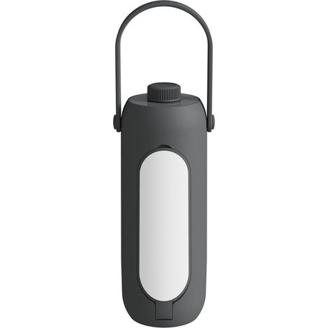 Lampe de camping LED rechargeable 10 000 mAh, design lampe torche, abat-jour extensible, gris (1/5)