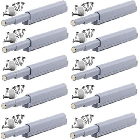 Appuyez pour ouvrir magnétique loquets Fermetures magnétiques push-open ouvre et ferme la porte avec une simple pression (10 pièces) (1/5)