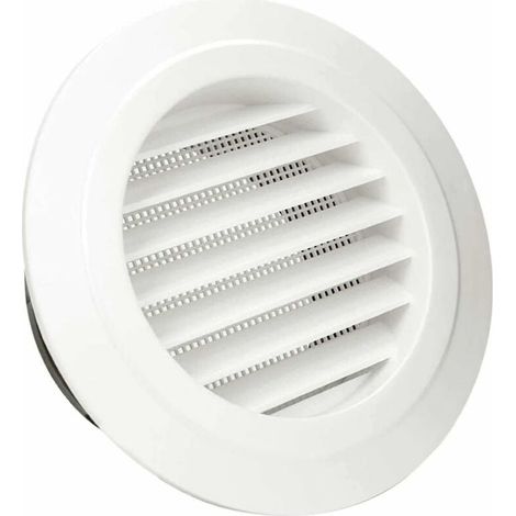 UlisemBouche de Ventilation,4" Grille de Ventilation Ronde ABS avec Anti Insectes Grille de Protection pour Conduits,Bouche de Ventilation avec Grille de Protection (ø100mm) (1/4)