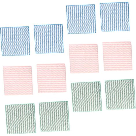 Torchons de cuisine en polaire corail, lot de 12, multi-usages (1/5)